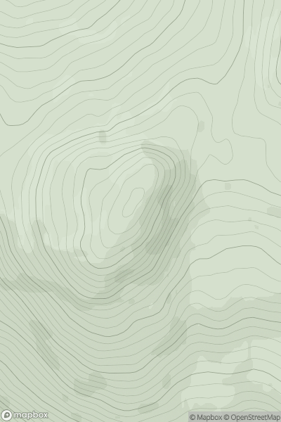 Thumbnail image for Beinn Dubhain [Loch Fyne to Bute and the Firth of Clyde] showing contour plot for surrounding peak